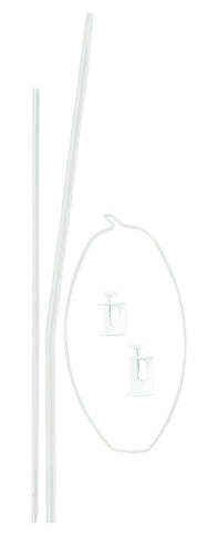 roba Himmelstange, Universal Himmelhalter, weiß, für Babybetten, für Betthimmel
