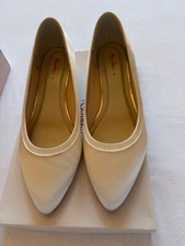 Rainbow Club Brautschuh ''Giselle'' Größe UK7 UE40 Ivory/Satin mit OVP