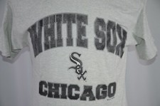 Dynasty Men's Chicago White Sox T-Shirt Size Large Cotton Gray Pullover Baseball