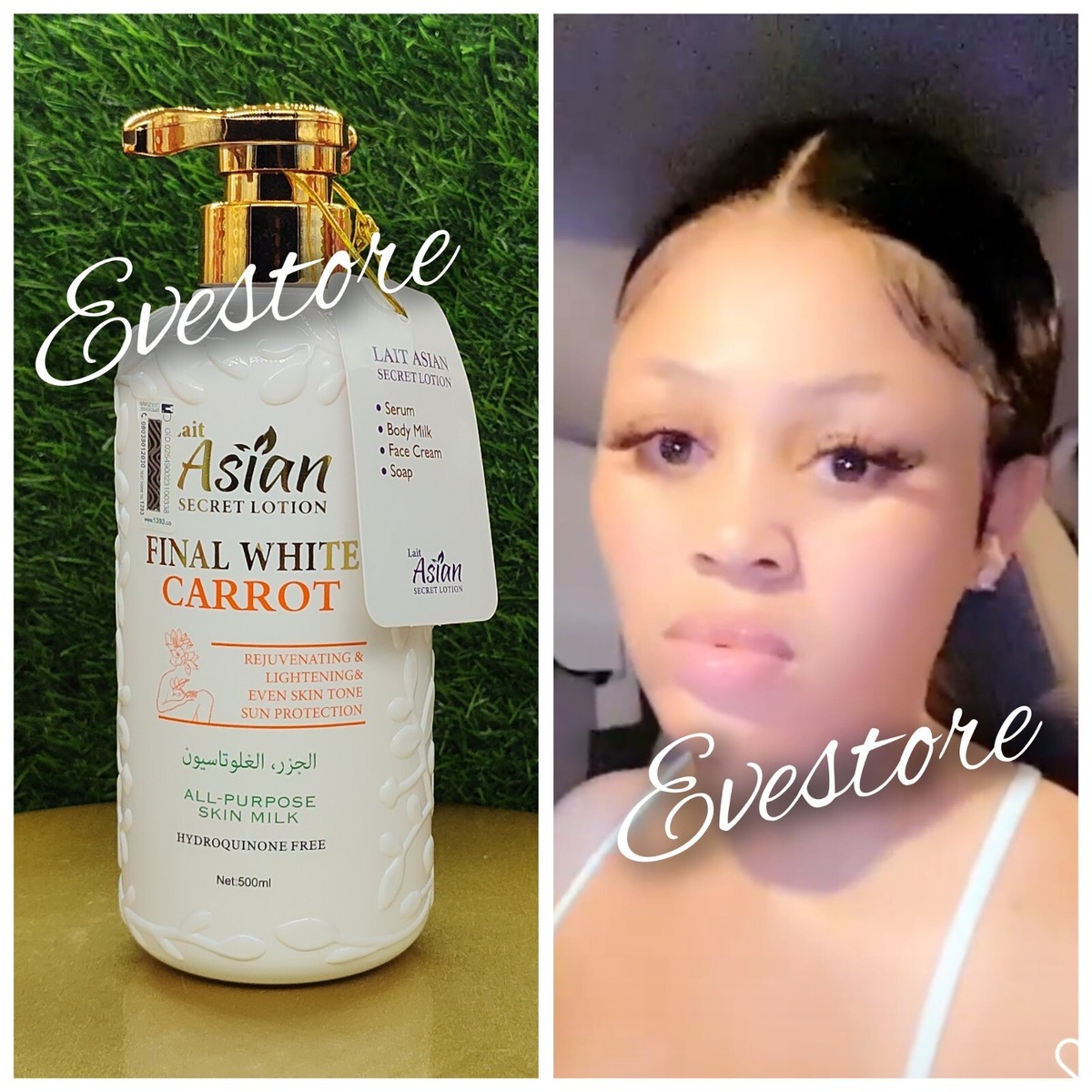 Lait Asian Secret Final Whitenizer Carrot Body Lotion 500mlx1👌 | eBay