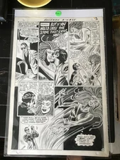 Hawkman 25 pg 3 Original Art Page Dillin and Cuidera