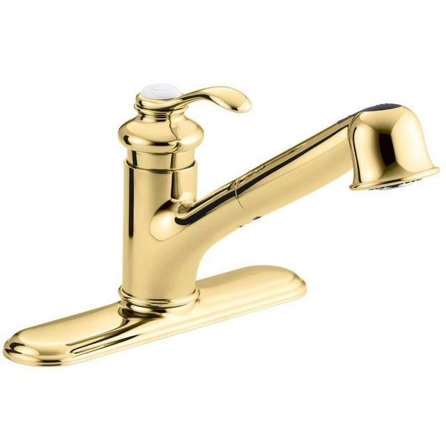 Delta Waterfall Single Handle Kitchen Faucet 174 Pbwf Polished
