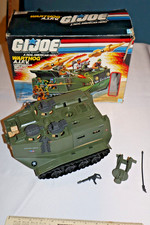1988 GI Joe ARAH VTG Warthog AIFV w Display Box Vehicle 1980s Tank not complete