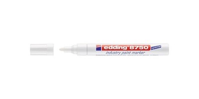 edding Industrie-Lackmarker 8750 weiß Strichbreite 2-4 mm Rundspitze