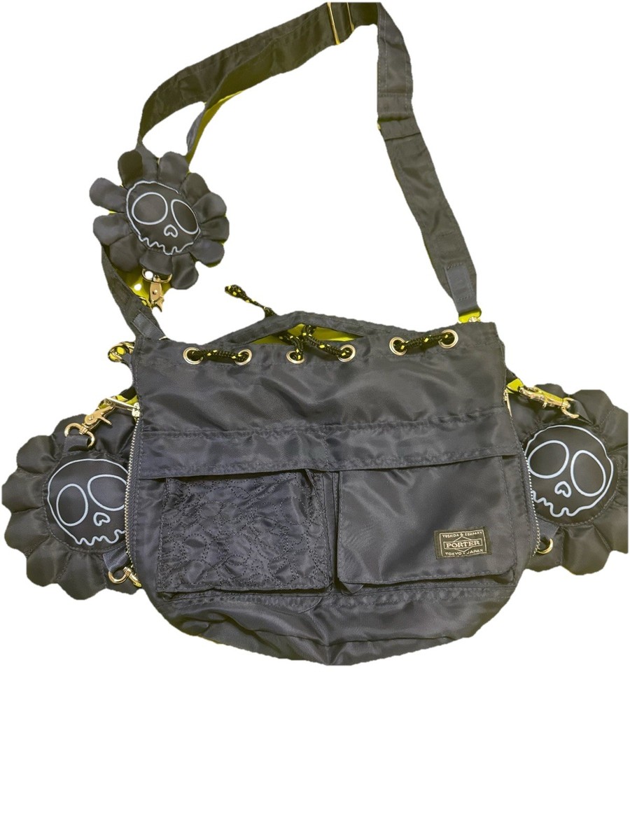 【廃盤品】HEAD POTER MASTERNAVY HEAD PORTER x Takashi Murakami 2Way Tool Bag Navy Black 85th