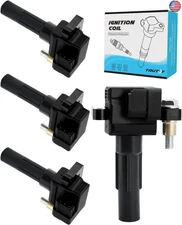 Set Of 4 UF738 UF665 Ignition Coil Pack (2.5L Only) For Subaru Forester Impreza