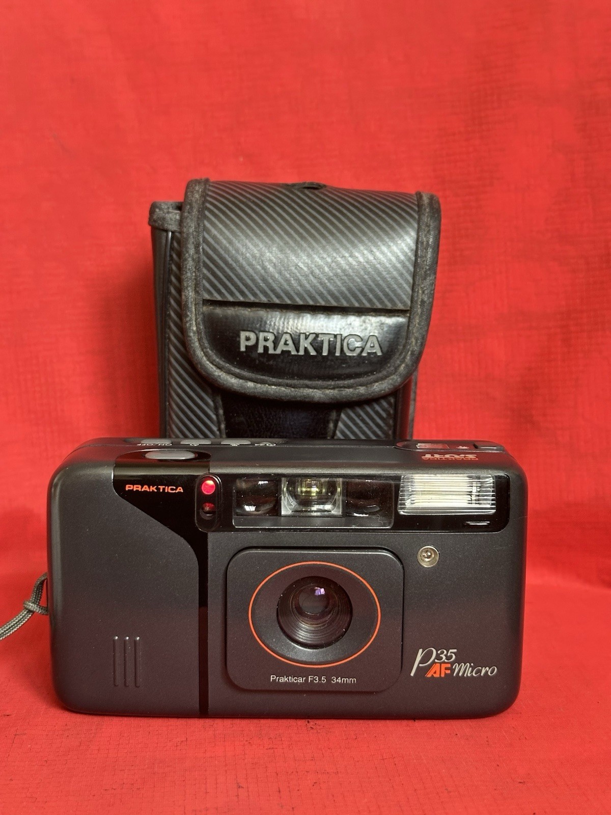 Praktica Sport P35 AF Micro 35mm Film Point & Shoot Camera Tested & Working