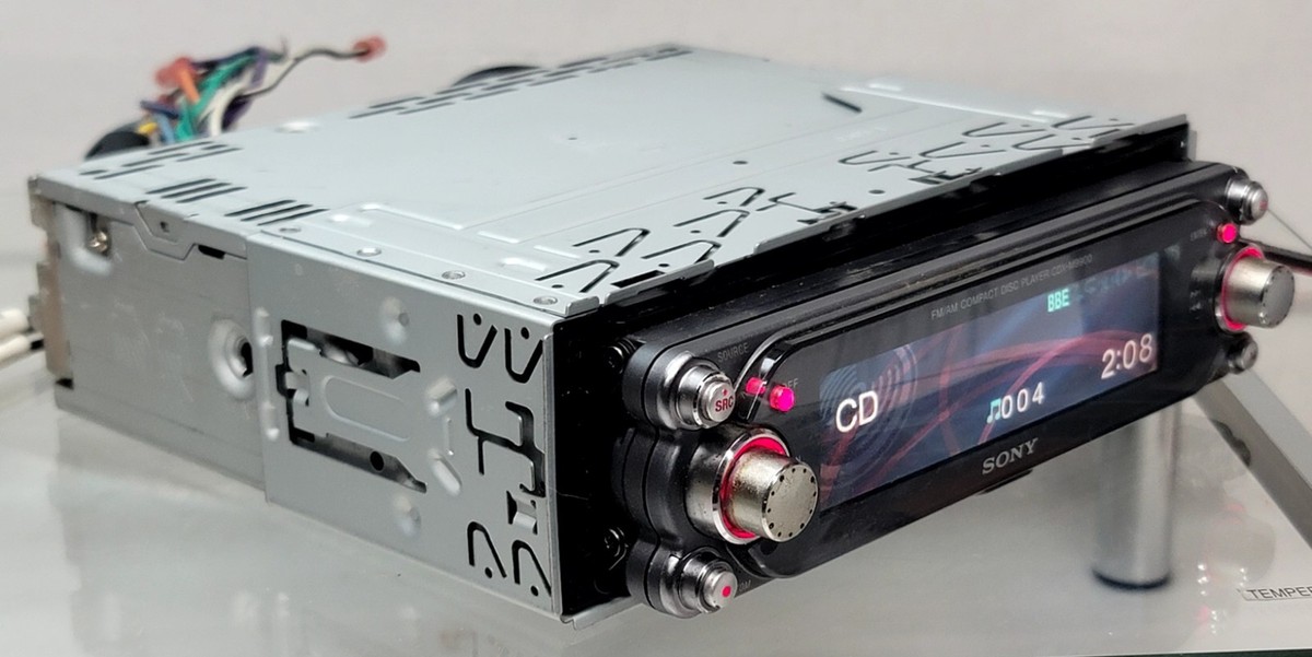SONY CDX-M9900 FM/AM CAR Audio Compact Disc Player TESTED WORKS