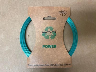 LUXILON ECO Power 17 Gauge Green Tennis Strings (set) - Durable - Teal 40 Ft 17