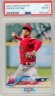 2018 Topps Update Shohei Ohtani Red Jersey Pitching PSA 8 NM-MT