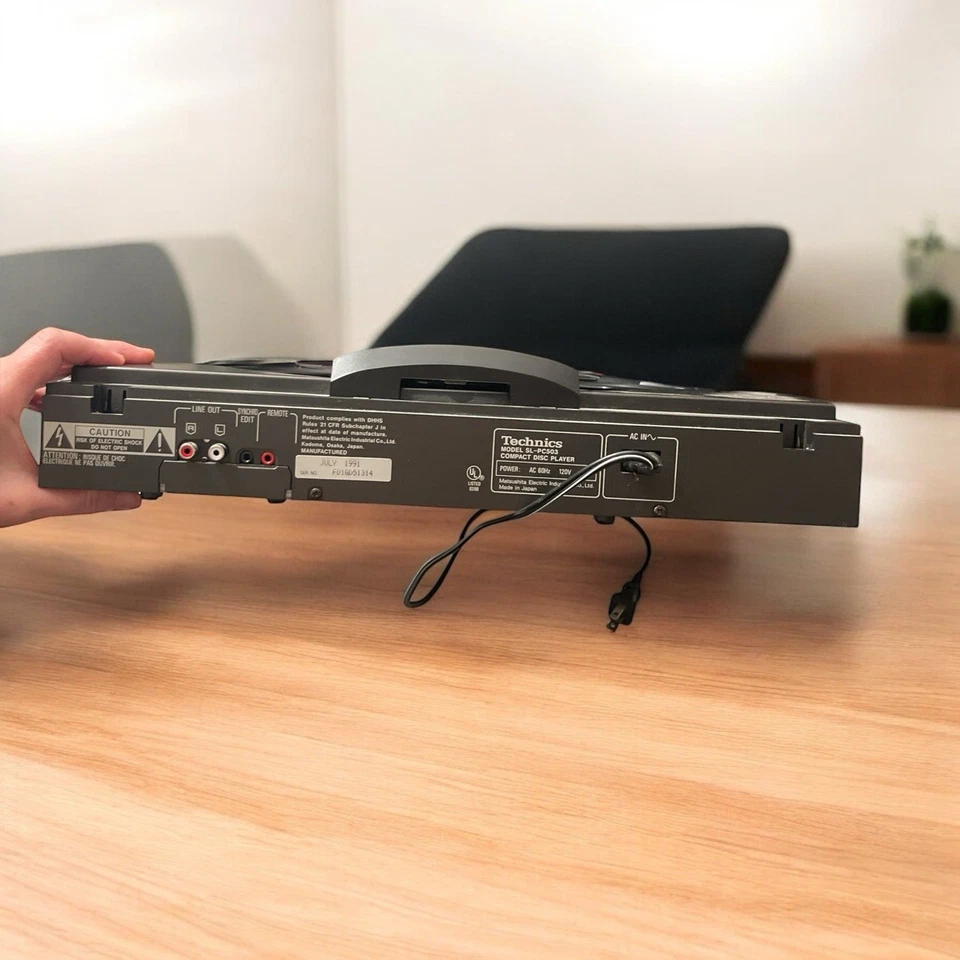 Sistema de carga superior Technics SL-PC503 5 CD - para piezas/reparación - no reproduce CD Foto 3 de 4