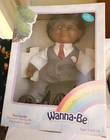 1986 Vintage WANNA BE MALE EXECUTIVE DOLL Cabbage Patch Style in Box AFRICAN AM