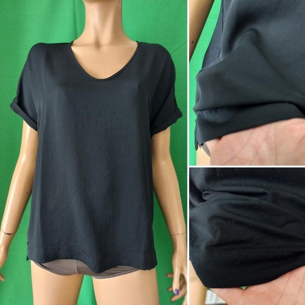 Women Marc Cain Shirt Black Viscose 38 / M / 46