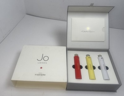Jo Loves x Scentbird Fragrance Gift Set 3 Travel Atomizers Pomelo White Rose NEW