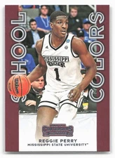 2020 Panini Contenders Draft Picks #35 Reggie Perry School Colors 20563