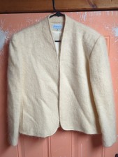 Vintage Lombardi Mohair Jacket Womens Size 16 Fuzzy Lined USA Made