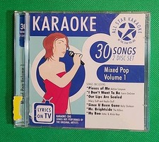ALL STAR KARAOKE MIXED POP VOL. 1 ASK-50 - 2 CDs 30 Tracks CD G