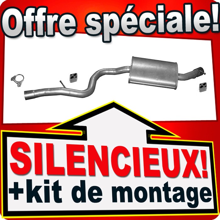 Silencieux arrière BMW E90 E91 compatible xDrive pour réparation échappement contrôle technique