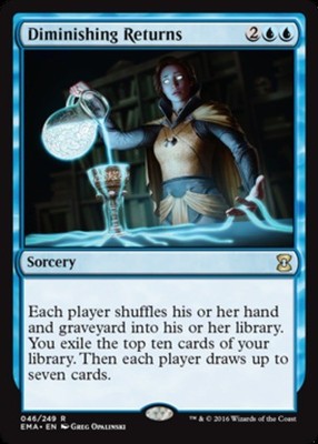 Light Play x 1 Diminishing Returns - Foil Eternal Masters