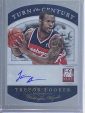 2013-14 Panini Elite Turn of the Century Signatures /75 Trevor Booker #80 Auto