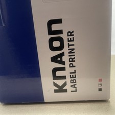 Knaon Thermal Shipping Label Printer, 4x6 Bluetooth for iPhone Android PC -White
