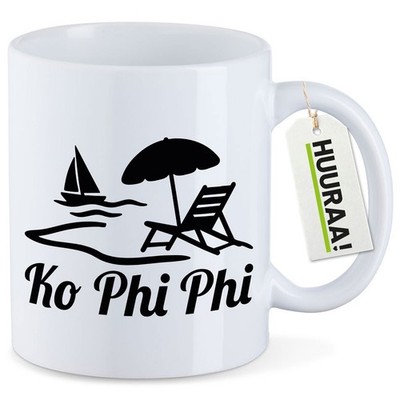 Kaffeetasse Ko Phi Phi Inselmotiv Thailand Geschenkidee Ko Phi Phi Geschenk Präs