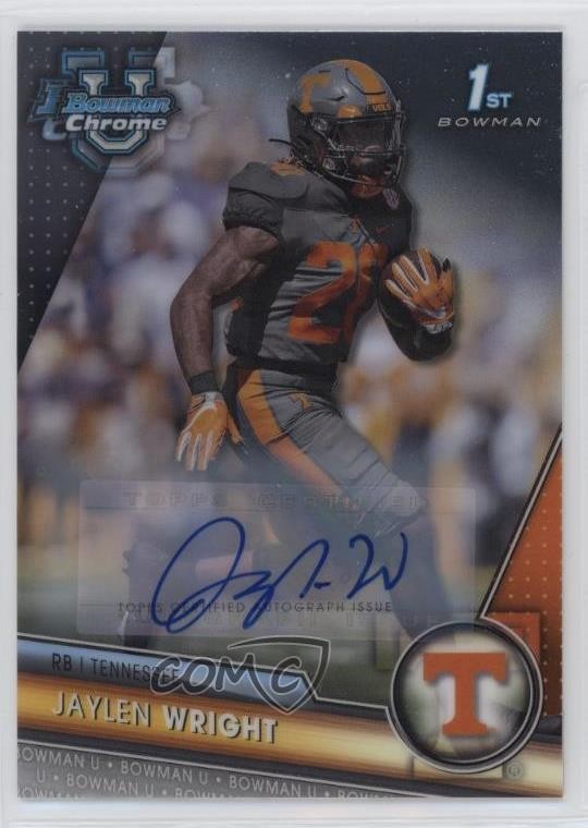2023 Bowman U Chrome Chrome Prospect Auto Jaylen Wright #130 Auto 1ja4