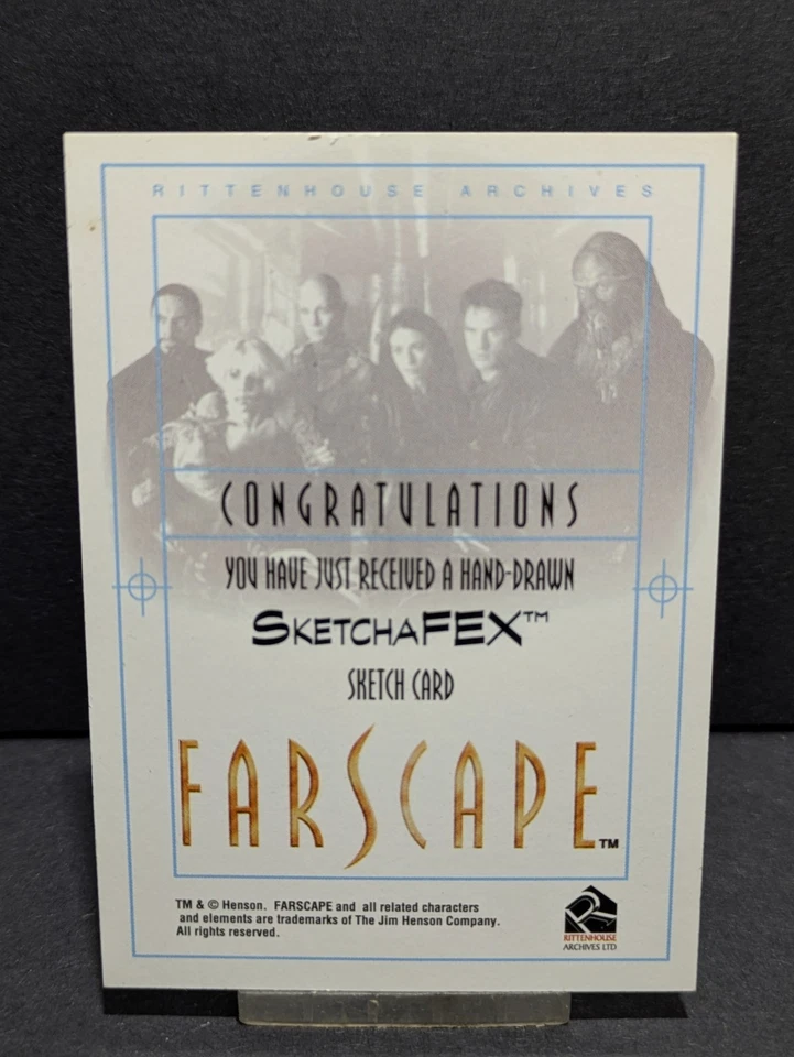 Rittenhouse Farscape DRD By "Pablo" sketch Card  - Image 2 of 4
