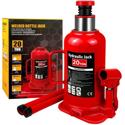 Hydraulic Bottle Jack 20 Ton 9.2-17.9 inch Lifting Range Red VX053 VONLX Torin