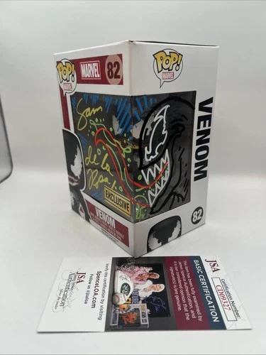 Funko Pop Venom #82 Exclusive ~ Sam De La Rosa Signed & Sketch ~ JSA