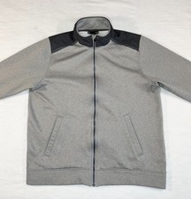 Under Armour Storm Men  s Gray Full Zip Fleece Coldgear Performance Jacket, L