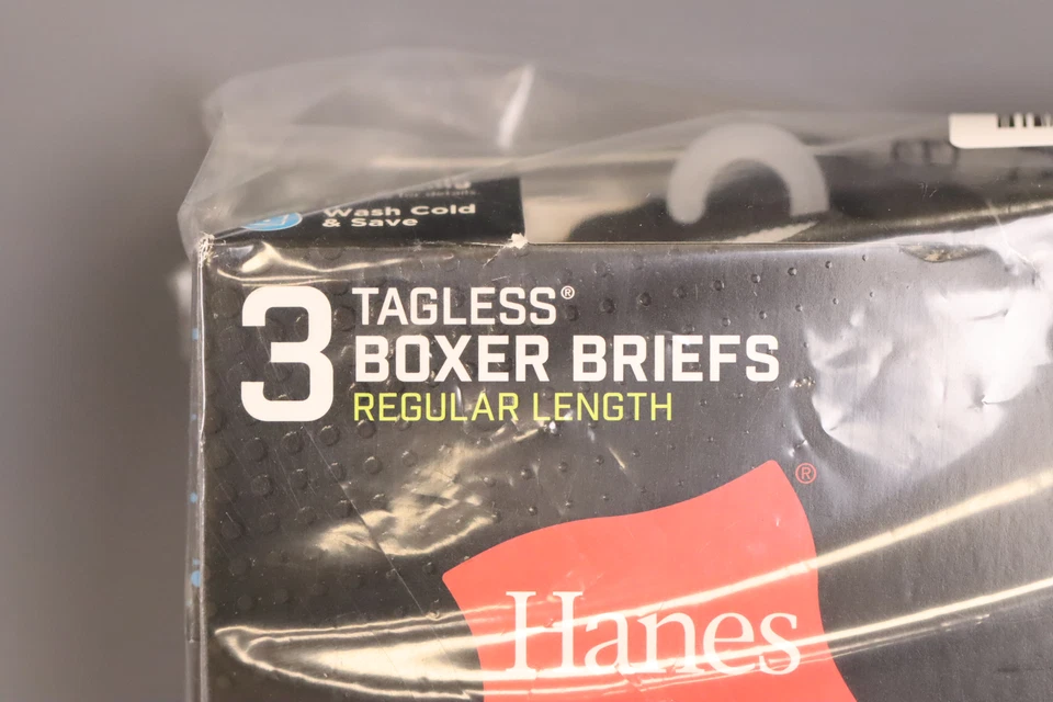 Paquete de 9 calzoncillos boxer Hanes para hombre X-Temp malla elástica de 4 vías ligeramente imperfectos L Foto 2 de 3