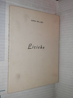 LIRICHE Sara Peluso Riccardo Avallone Reggiani 1971 Buch Poesie Erzählung von