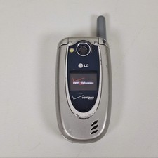 LG VX5200 Silver Flip Phone Verizon 