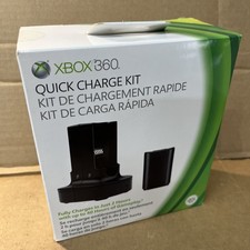 Xbox 360 Quick Charge Kit Black /NEW Sealed In Box