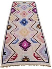 Rare Hand Knotted Vintage Flat Weave Kilim Kilm Area Runner Rug 5.4 x 2.3 Ft — photo 1