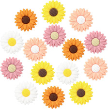 Silicone Focal Beads, Sunflowers Silicone Focal Beads for Pens, DIY Keychain Jew