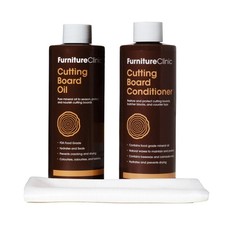 Chopping Board Oil & Conditioner Care Kit - Worktop Cutting Board Butcher Block