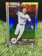 2026 Topps Series 1 Tommy Edman Los Angeles Dodgers Base Rainbow Foil #222