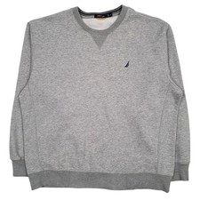 NAUTICA Crewneck Cotton Blend Jumper Sweatshirt Mens XL