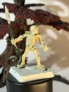 Vintage i-Kore Celtos Metal Skeleton Painted Undead Warrior DND Mini GW #2