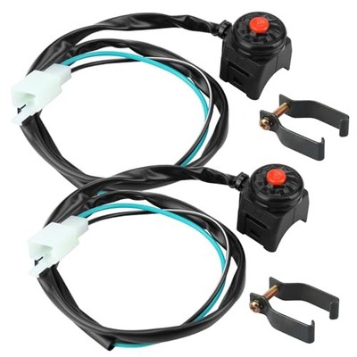 Universal Kill Switch for Motorcycle Dirt Bike minibike Start Stop Switch Horn