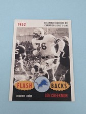 2006 Topps Heritage Flashbacks #FL-6 Lou Creekmur Detroit Lions FOOTBALL Card 4H