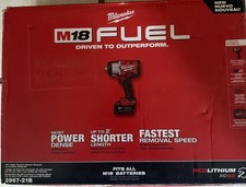 Milwaukee Tool 2967-21B M18 Fuel 1/2" Schlagschrauber mit hohem Drehmoment und Reibung