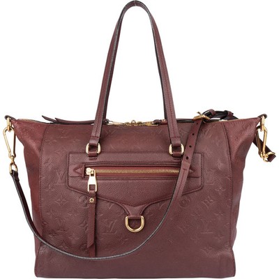 Louis Vuitton Burgundy Monogram Empreinte  Lumineuse PM Shoulder Bag Tasche
