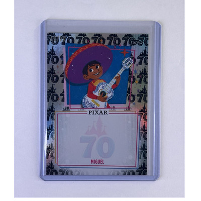 BOOKEND /70 Topps Disneyland 70th - Miguel UA-MG Autograph Opportunity 