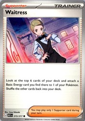 Waitress 215/217 Common Mega Evolutions Pokemon TCG Near Mint