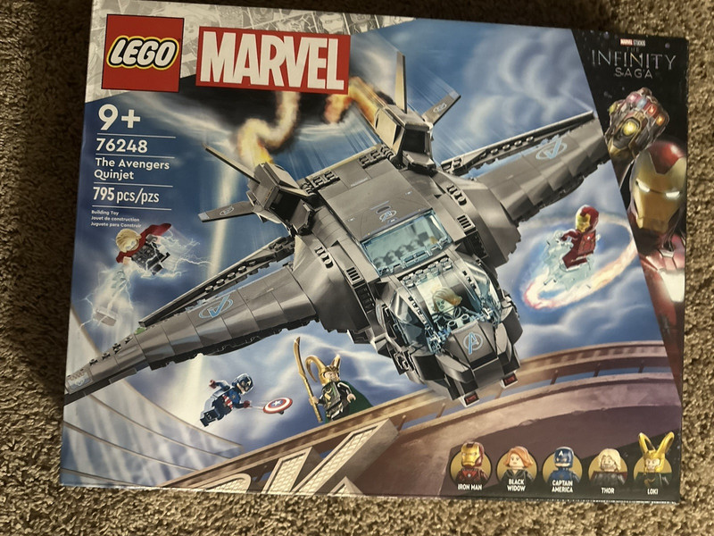 LEGO Marvel The Avengers Quinjet 76248 Infinity Saga 795 pcs Ages 9+