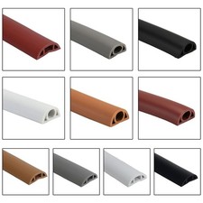 Sturdy Rubber Trunking Cable Guard Heavy Duty Floor Cable Cover (1 Meter)