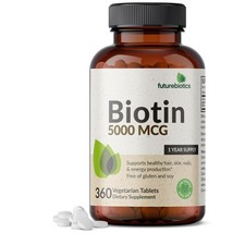 Biotin 5000 MCG Supports Healthy Hair, Skin, ...